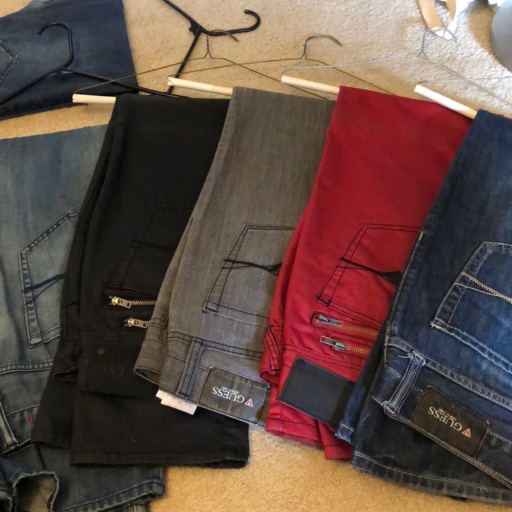 Men’s guess jeans lot size 36 x 32
